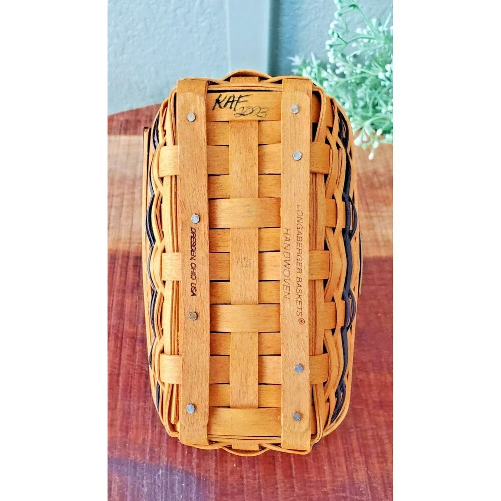Set 3 Longaberger JW Collection Miniature Baskets Liners Protectors 1996 2000 20